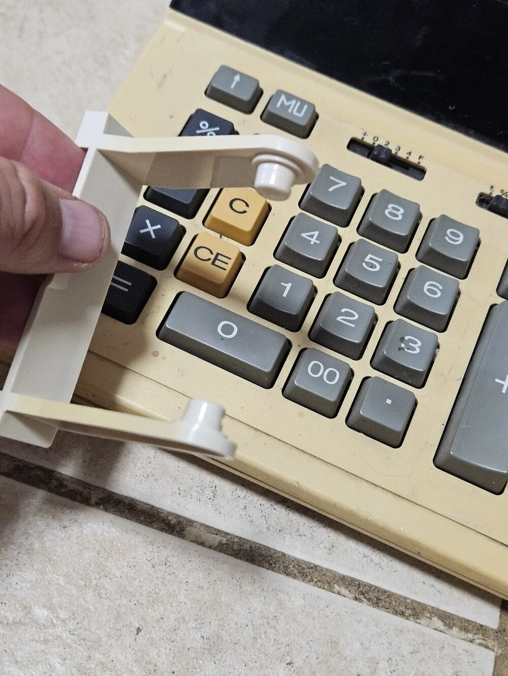 Vintage Canon MP21D Desktop Printing Calculator 12-Digit 2-Color + Bonus Paper